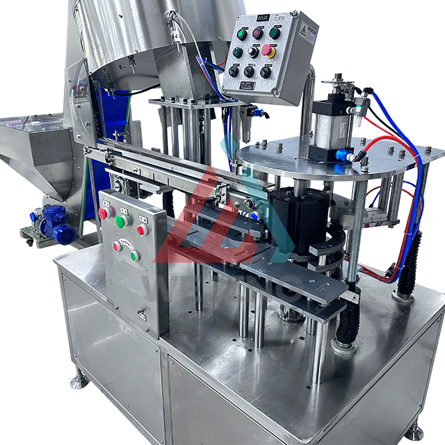 Ligne de production de machines de capsulage pour bombe aérosol