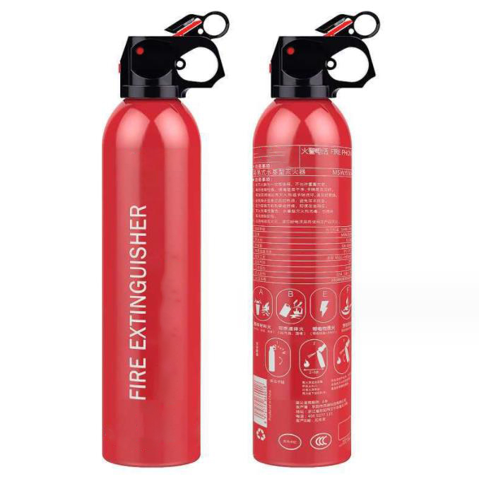 Extincteur fabriqu&eacute; &agrave; partir d'une machine de remplissage semi-automatique