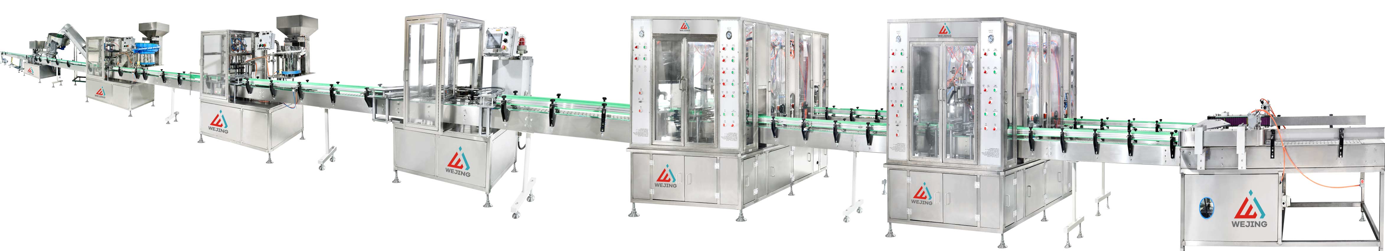 Ligne de machines de remplissage de gaz de pulv&eacute;risation d'a&eacute;rosol &agrave; grande vitesse