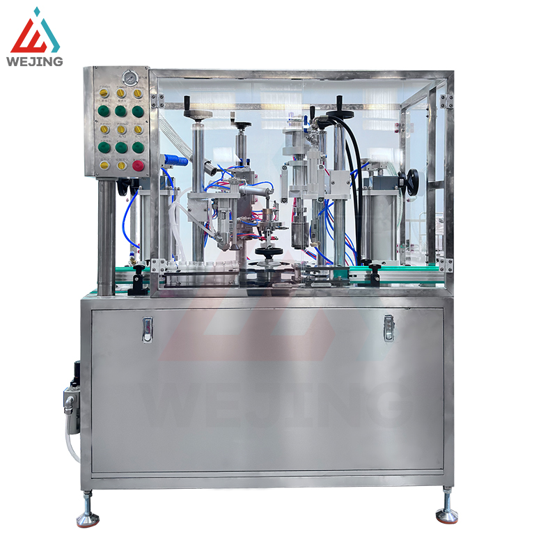 QGJ45 Aérosol automatique remplissant la machine à crimper extérieur