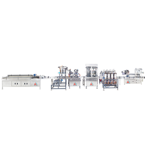 Chaîne de production à grande vitesse automatique d'unité de la machine de remplissage de gaz de cartouche deux