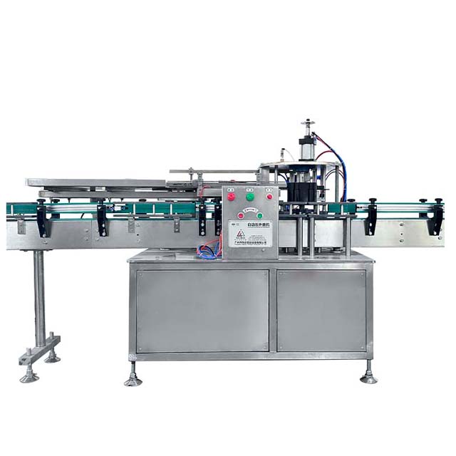 Ligne de production de machine de remplissage d'aérosol QGJ70 pour la peinture en aérosol de neige, machine de remplissage avec machine de capsulage semi-automatique