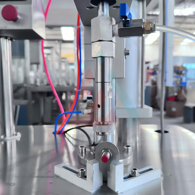 WJERZ-150 Petite machine de remplissage d'aérosol BOV à sertir extérieur 