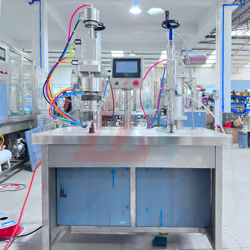 WJERZ-150 Petite machine de remplissage d'aérosol BOV à sertir extérieur 