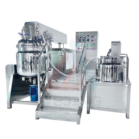 Émulsifiant chimique de lotion pour le corps 300L faisant le mélangeur d'émulsifiant d'homogénéisation de vide de machine 