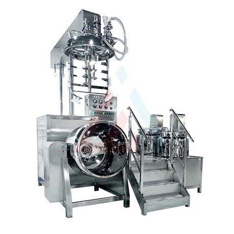 Équipement de mélange de mélangeur d'homogénéisateur sous vide cosmétique de prix d'usine