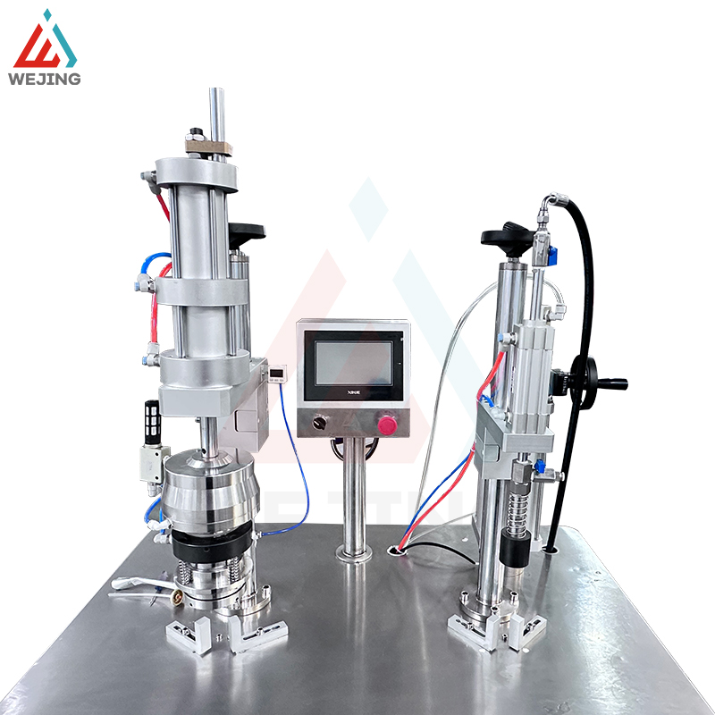 Wjerz-650 semi-automatique Aerosol Bov Aerosol remplissage et machine à crimper extérieur