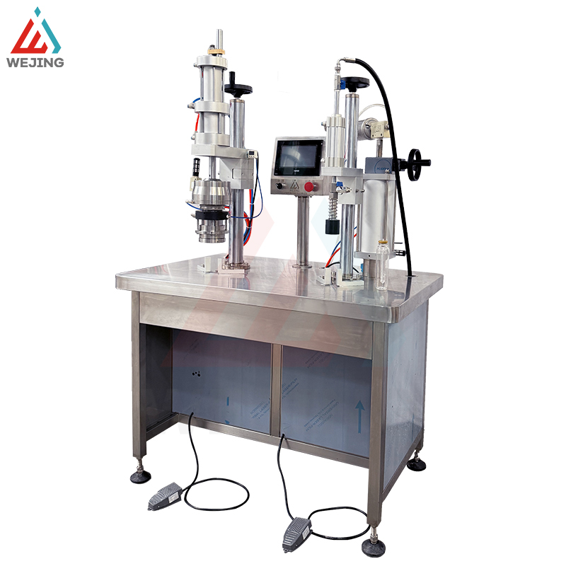 Wjerz-650 semi-automatique Aerosol Bov Aerosol remplissage et machine à crimper extérieur