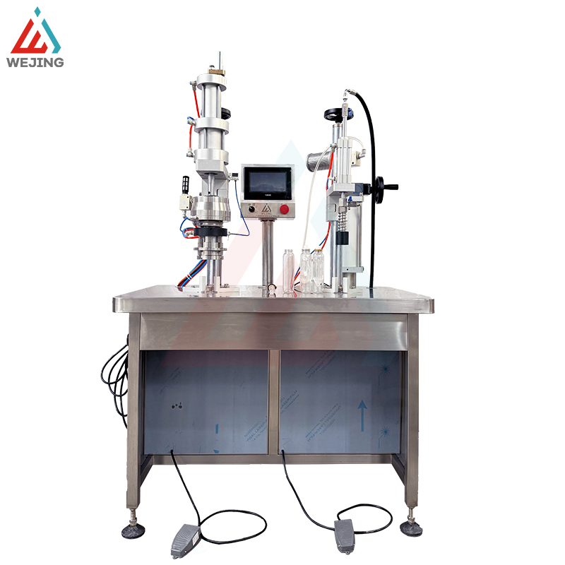 Wjerz-650 semi-automatique Aerosol Bov Aerosol remplissage et machine à crimper extérieur