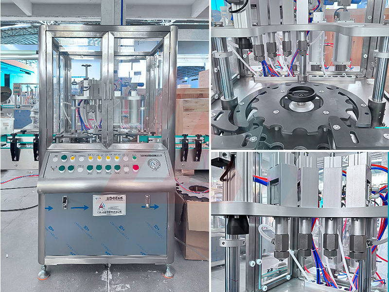 Image d&eacute;taill&eacute;e-machine-de-remplissage-de-liquide-a&eacute;rosol