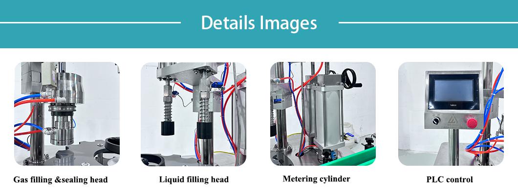 Sac sur machine &agrave; remplissage d'a&eacute;rosol de soupape