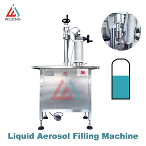 Machine de remplissage et de scellage d'aérosol de remplissage semi-automatique pour pulvérisation de désinfection de canettes