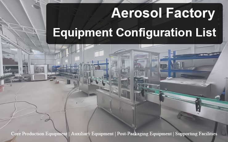 Liste de configuration des équipements d'usine d'aérosols