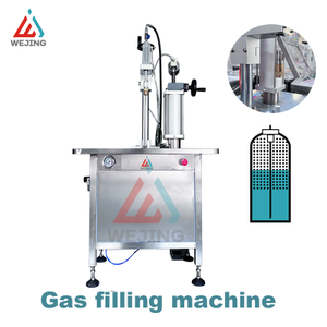 Machine de remplissage de gaz de canettes aérosol manuelles semi-automatiques de haute qualité